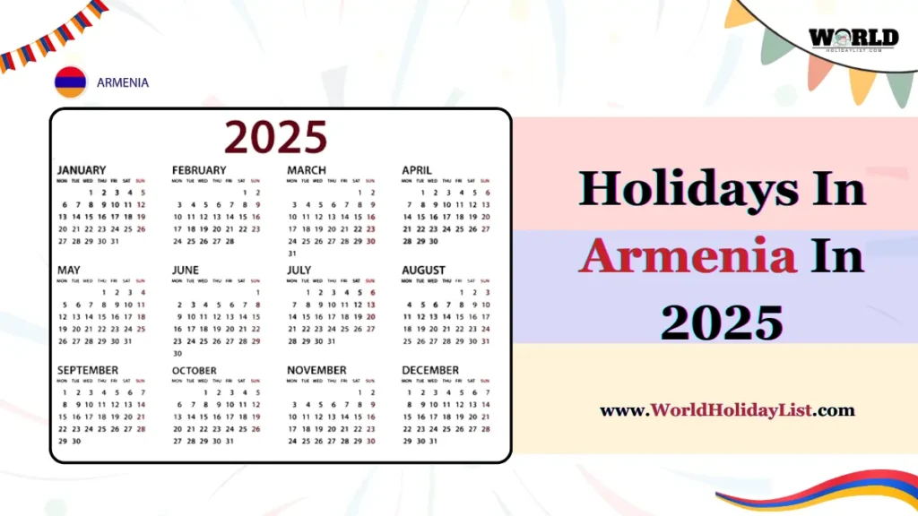 Holidays In Armenia In 2025