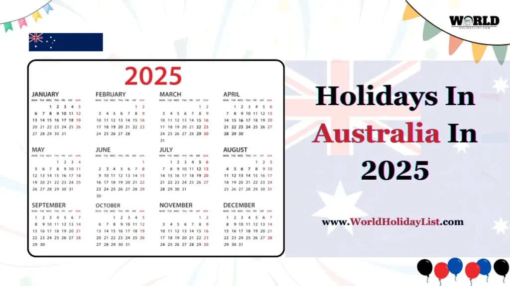 Holidays In Australia In 2025