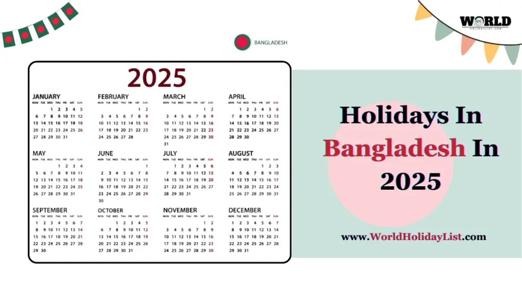 Holidays In Bangladesh In 2025