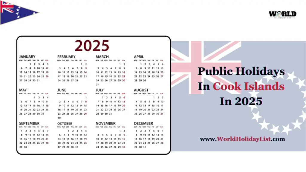 Public Holidays In Cook Islands In 2025