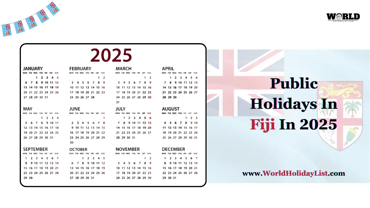 Public Holidays In Fiji In 2025 A Complete List