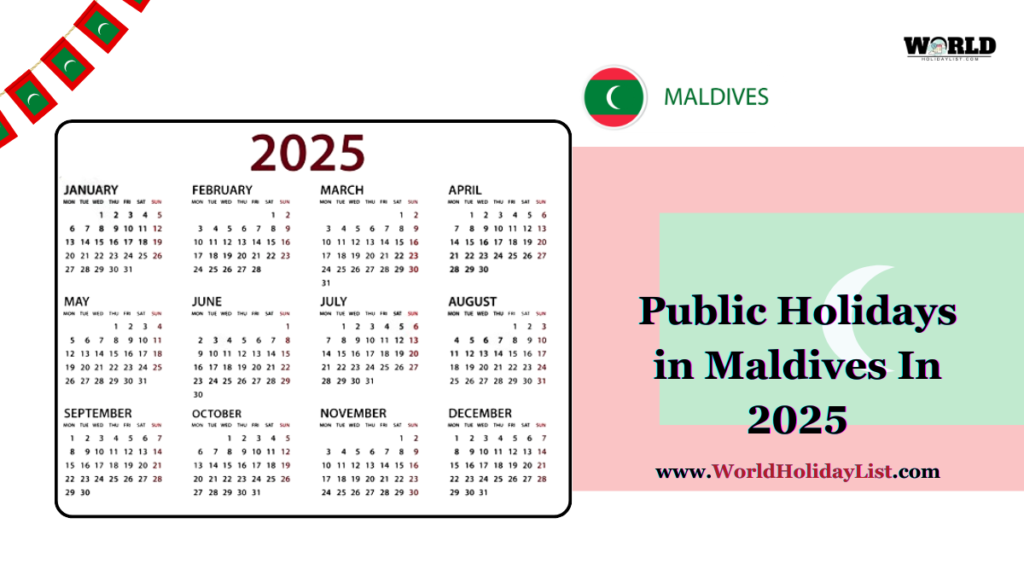 Public Holidays in Maldives In 2025