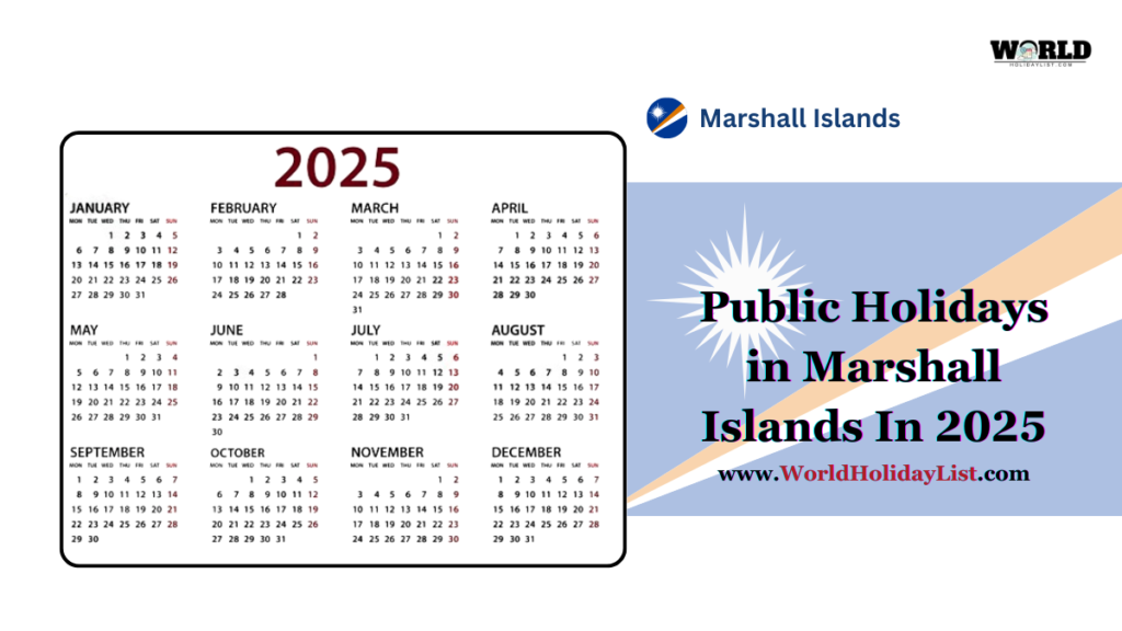 Public Holidays in Marshall Islands In 2025