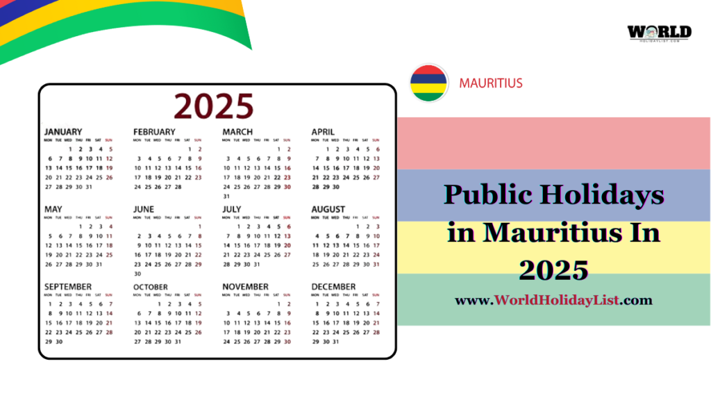 Public Holidays in Mauritius In 2025