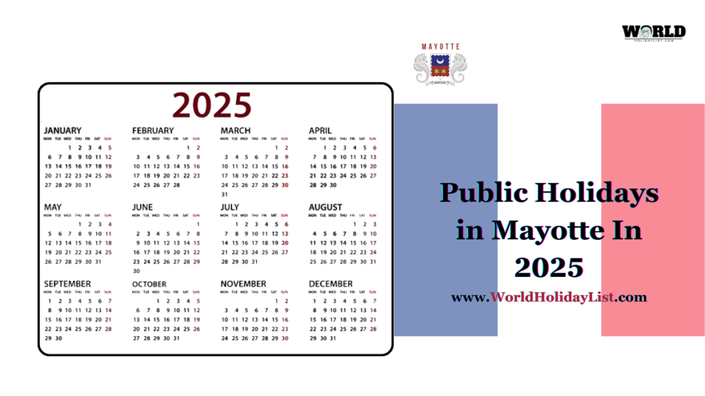 Public Holidays in Mayotte In 2025