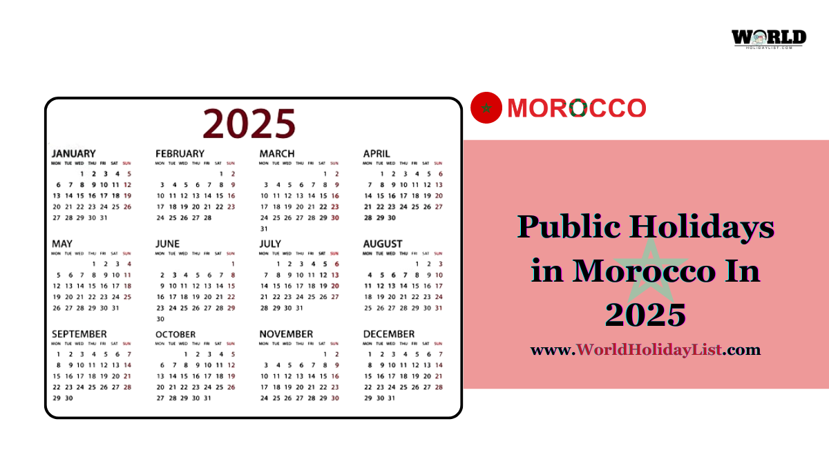 Public Holidays in Morocco In 2025