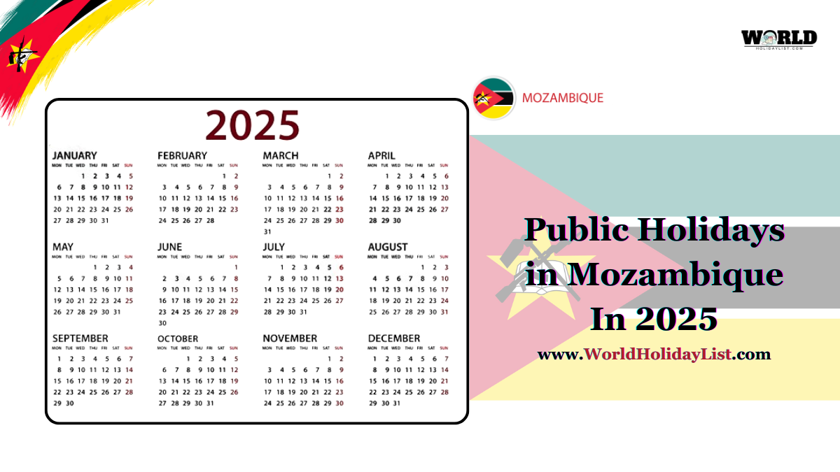 Public Holidays in Mozambique In 2025