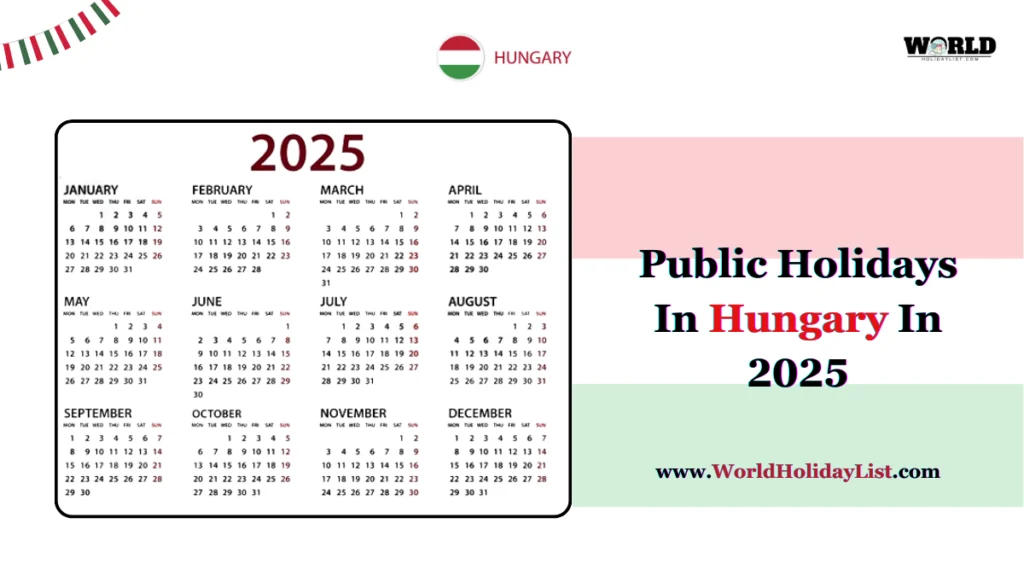 Public Holidays In Hungary In 2025