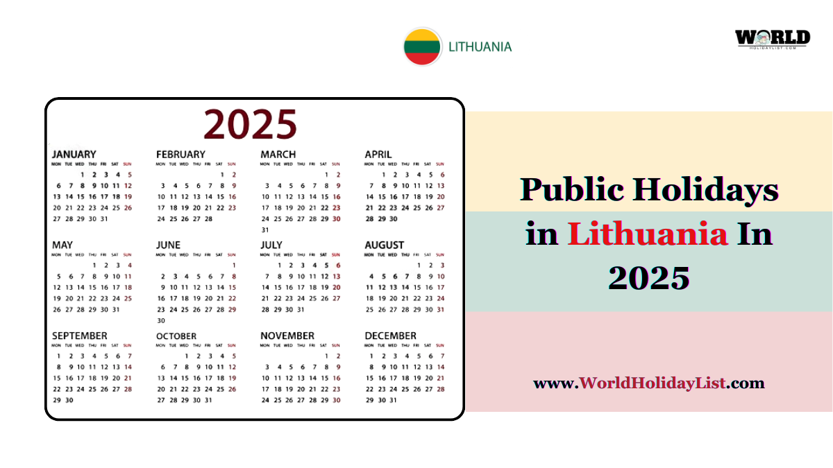 Public Holidays in Lithuania In 2025