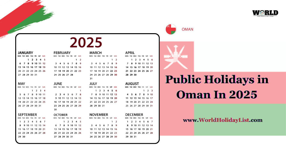 Public Holidays in Oman In 2025