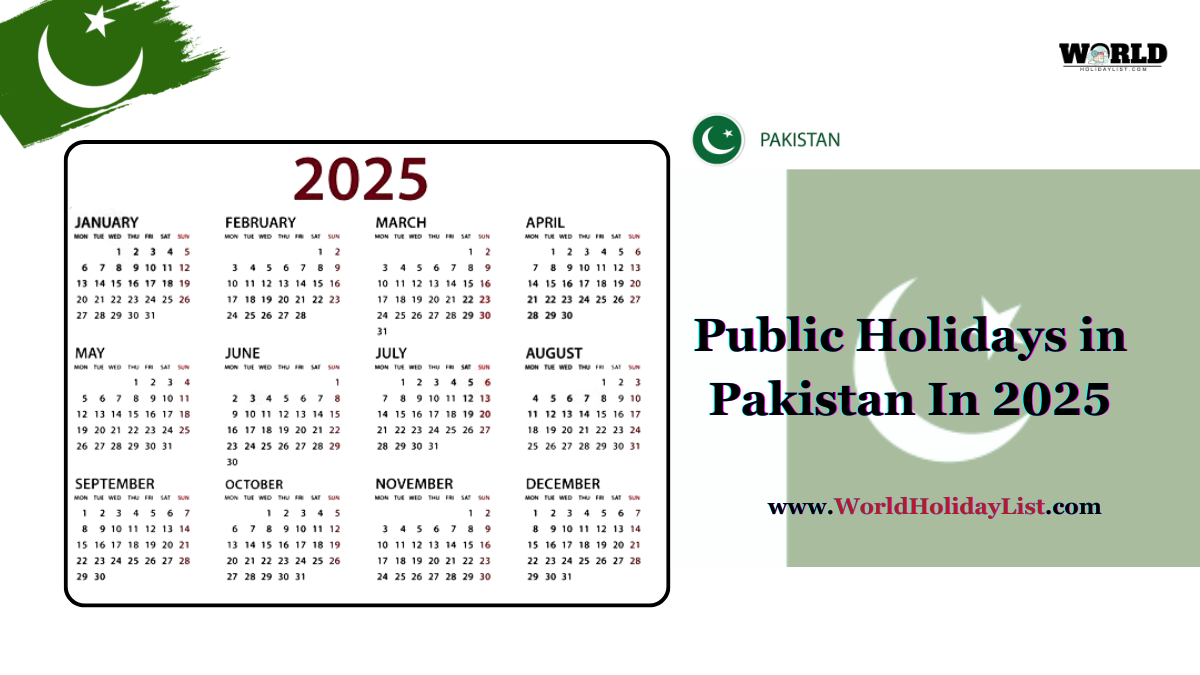 Public Holidays in Pakistan In 2025