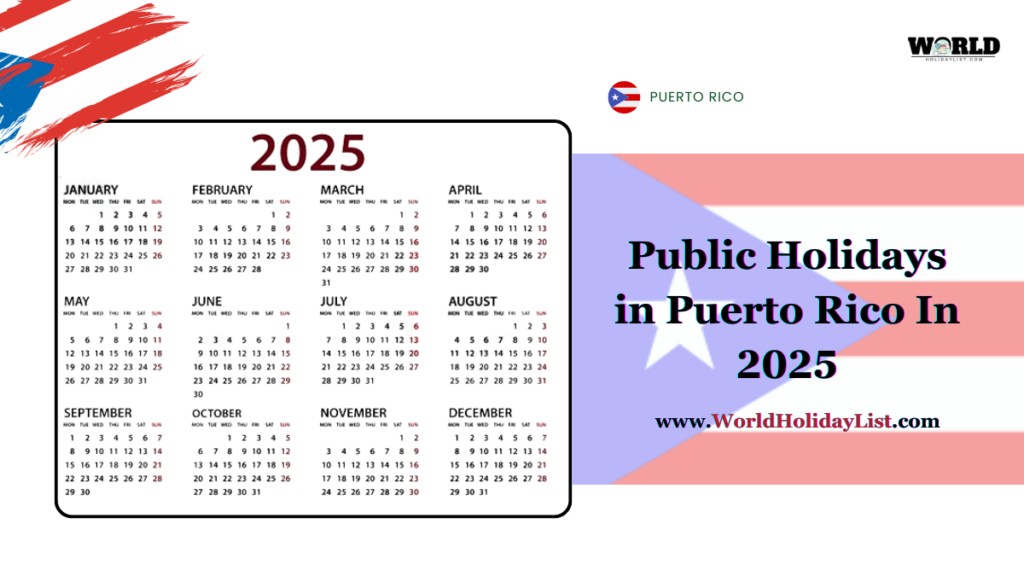 Public Holidays in Puerto Rico In 2025