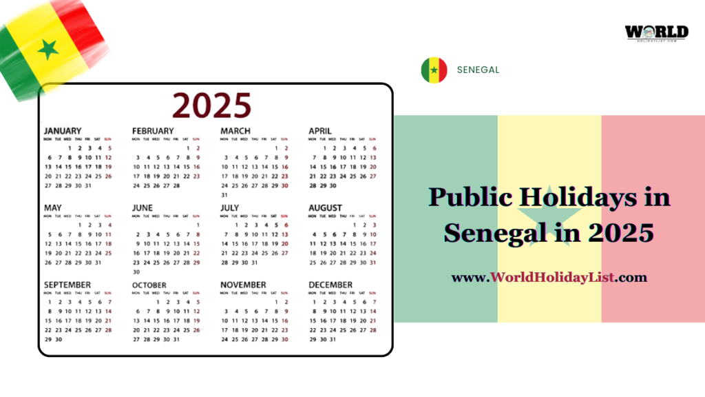 Public Holidays in Senegal in 2025