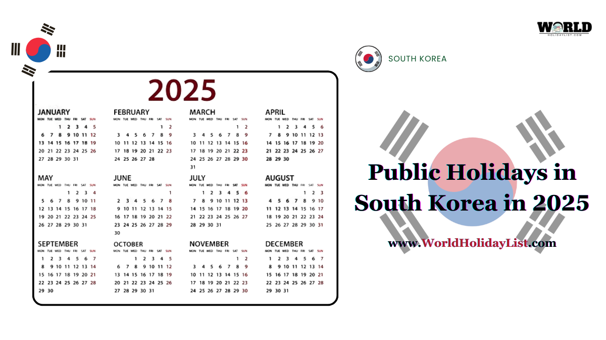 Public Holidays in South Korea in 2025